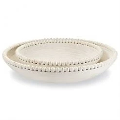 MUDPIE BEADED BOWL, LARGE SERVEWARE
