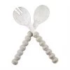 MUDPIE GREY BEADED SERVING UTENSIL SET