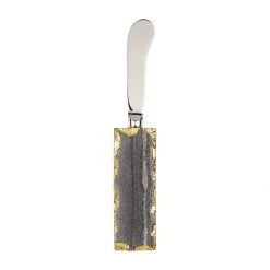 MUDPIE SERVEWARE FOIL RAW EDGE MARBLE SPREADER