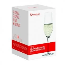 True Fabrications SPIEGELAU STYLE 8.5 OZ CHAMPAGNE FLUTE, SET OF 4