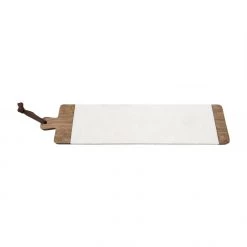 MUDPIE LONG WOOD/MARBLE SERVING BOARD