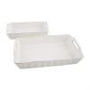 MUDPIE SMALL WHITE STONEWARE BAKING DISH BAKING & PASTRY TOOLS