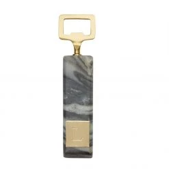 MUDPIE INITIAL MARBLE BOTTLE OPENER, ASSORTED INITIALS