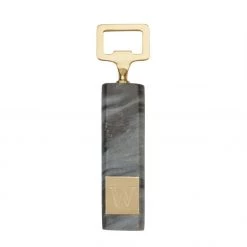 MUDPIE INITIAL MARBLE BOTTLE OPENER, ASSORTED INITIALS