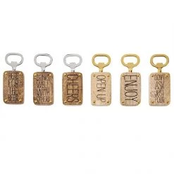 MUDPIE WOODEN BOTTLE OPENER, ASSORTED BAR & BEVERAGE