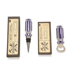 Two's Co/Cupcakes & Cartwheels BAR & BEVERAGE BAR TOOLS IN GIFT BOX Disc