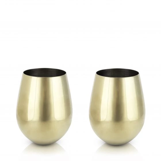 True Fabrications BAR & BEVERAGE GOLD WINE S/2 1 True Fabrications BAR & BEVERAGE GOLD WINE S/2