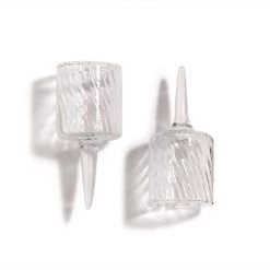 Two's Co/Cupcakes & Cartwheels BAR & BEVERAGE SET OF 4 CAKE TOPPER SHOT GLASS Disc