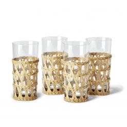 Two's Co/Cupcakes & Cartwheels LATTICE HIGHBALL GLASS