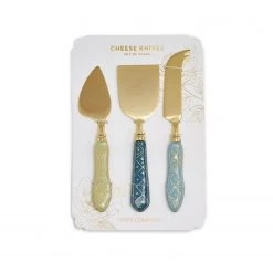 Two's Co/Cupcakes & Cartwheels CHANTILLY CHARM CHEESE KNIFE SET