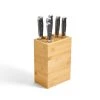 Two's Co/Cupcakes & Cartwheels UNIVERSAL KNIFE BLOCK WITH BAMBOO STICK BRISTLES
