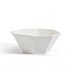 Two's Co/Cupcakes & Cartwheels HAMPTON FAUX BAMBOO SERVING BOWL