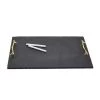 Two's Co/Cupcakes & Cartwheels SERVEWARE SLATE TRAY W/ GOLD TWIG HANDLES AND TWO CHALK PENS