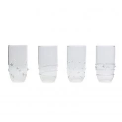 Two's Co/Cupcakes & Cartwheels VERRE WATER GLASS, ASSORTED BAR & BEVERAGE