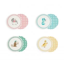 Two's Co/Cupcakes & Cartwheels IN GOOD COMPANY HEAVYWEIGHT PAPER COASTERS SERVEWARE