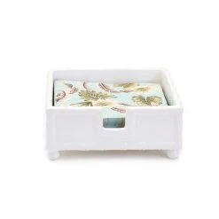 Two's Co/Cupcakes & Cartwheels HAMPTON FAUX BAMBOO DINNER NAPKIN HOLDER
