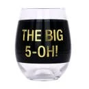 About Face Designs BIG 5-OH WINE GLASS