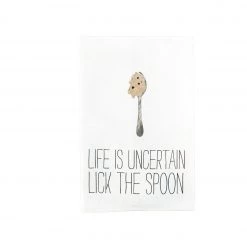 MUDPIE LIFE IS UNCERTAIN HAND TOWEL