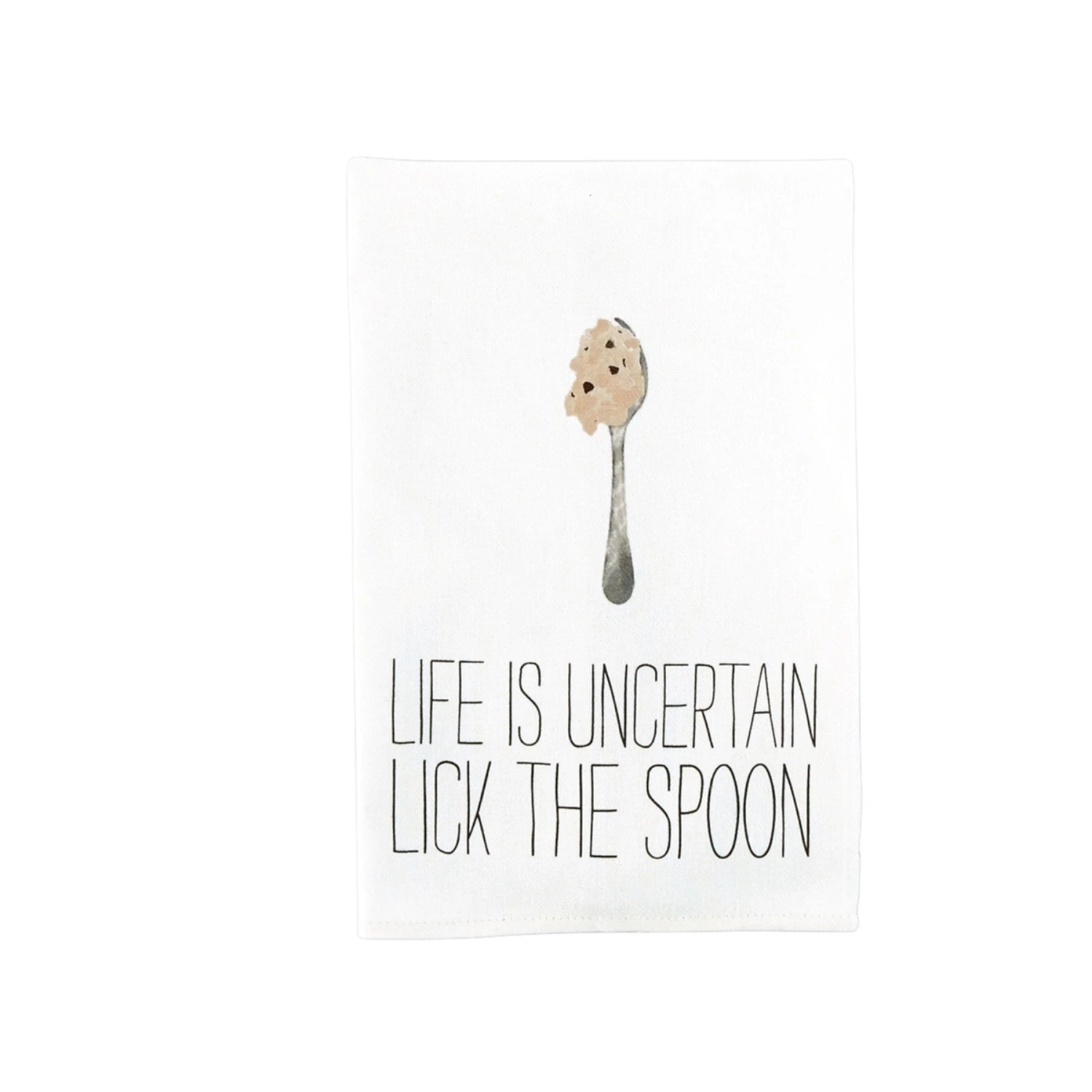 MUDPIE LIFE IS UNCERTAIN HAND TOWEL 1 MUDPIE LIFE IS UNCERTAIN HAND TOWEL
