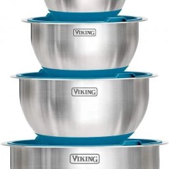 Clipper Corporation VIKING 10 PC STAINLESS MIXING BOWLS 9 Clipper Corporation VIKING 10 PC STAINLESS MIXING BOWLS