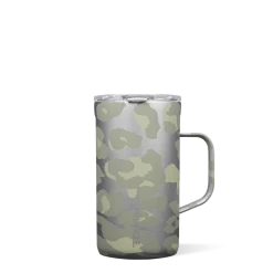 CORKCICLE 22 OZ SNOW LEOPARD COFFEE MUG