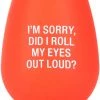About Face Designs ROLL MY EYES SILICONE GLASS