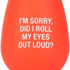 About Face Designs ROLL MY EYES SILICONE GLASS