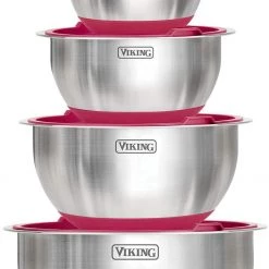 Clipper Corporation VIKING 10 PC STAINLESS MIXING BOWLS 8 Clipper Corporation VIKING 10 PC STAINLESS MIXING BOWLS