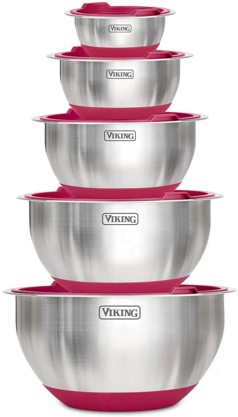 Clipper Corporation VIKING 10 PC STAINLESS MIXING BOWLS 3 Clipper Corporation VIKING 10 PC STAINLESS MIXING BOWLS