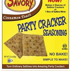 SAVORY FINE FOODS CINNAMON TOAST SAVORY SALTINE SEASONING FOOD GIFTS