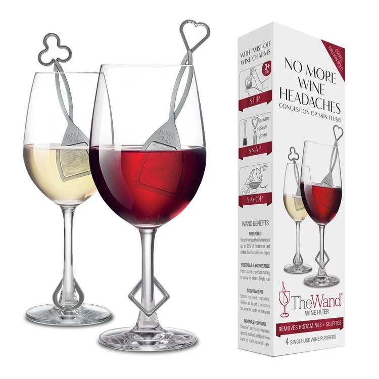PUREWINE THE WAND WINE PURIFIER, 4 PACK BAR & BEVERAGE 1 PUREWINE THE WAND WINE PURIFIER, 4 PACK BAR & BEVERAGE