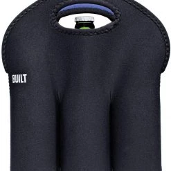 BUILT NY BAR & BEVERAGE 6 PACK BOTTLE TOTE BLACK