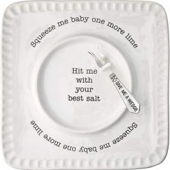 MUDPIE MARGARITA SALT RIMMER & LIME SET