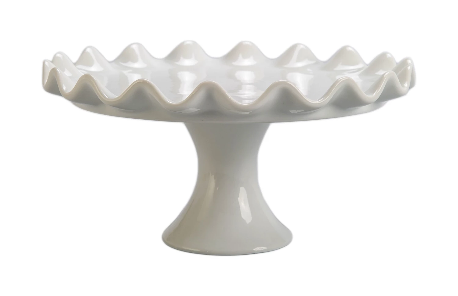 BIA CORDON BLEU, INC. RUFFLE CAKE STAND SERVEWARE 1 BIA CORDON BLEU, INC. RUFFLE CAKE STAND SERVEWARE
