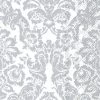 BOSTON INTERNATIONAL PALAIS SILVER GUEST NAPKIN
