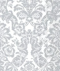 BOSTON INTERNATIONAL PALAIS SILVER GUEST NAPKIN