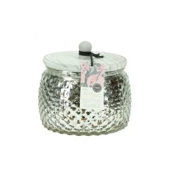 BRIDGEWATER CANDLE CO SWEET GRACE MERCURY GLASS With LID CANDLE GIFTS