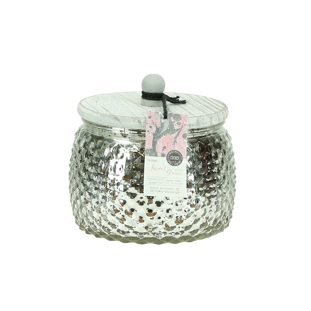 BRIDGEWATER CANDLE CO SWEET GRACE MERCURY GLASS With LID CANDLE GIFTS 1 BRIDGEWATER CANDLE CO SWEET GRACE MERCURY GLASS With LID CANDLE GIFTS