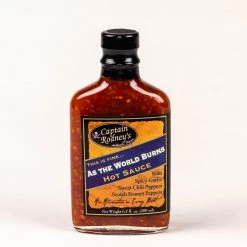 BELL BUCKLE COUNTRY STORE, INC FOOD GIFTS CAPTAIN RODNEY'S HOT SAUCE - AS THE WORLD BURNS