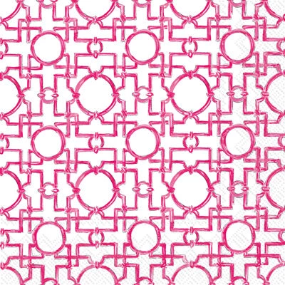 BOSTON INTERNATIONAL AIKO PINK COCKTAIL NAPKIN 1 BOSTON INTERNATIONAL AIKO PINK COCKTAIL NAPKIN