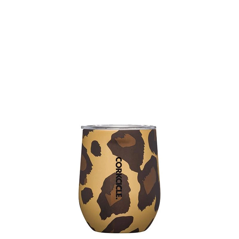 CORKCICLE 12oz LUXE LEOPARD STEMLESS 1 CORKCICLE 12oz LUXE LEOPARD STEMLESS
