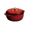 LODGE MANUFACTURING LODGE 6 QT ENAMELED DUTCH OVEN RED