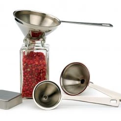 R.S.V.P. KITCHEN TOOLS MINI FUNNELS S/3