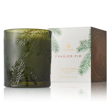 THYMES FRASIER FIR MOLDED GLASS CANDLE GIFTS 1 THYMES FRASIER FIR MOLDED GLASS CANDLE GIFTS