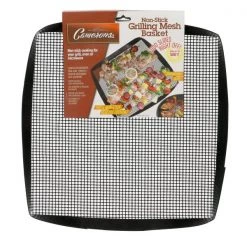 CAMERONS PRODUCTS, LLC 12x12 GRILL MESH BASKET OUTDOOR COOKING