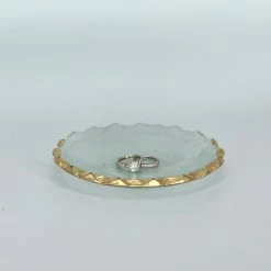 THE ROYAL STANDARD FAIRBANKS TIDBIT DISH, GOLD SERVEWARE