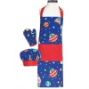 HANDSTAND KITCHEN OUT OF THIS WORLD CHILD APRON SET JUST FOR KIDS
