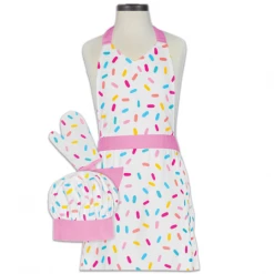 HANDSTAND KITCHEN SPRINKLES DELUXE CHILD APRON SET JUST FOR KIDS