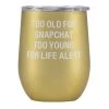 About Face Designs SNAPCHAT WINE TUMBLER