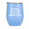 About Face Designs COMMON SENSE WINE TUMBLER BAR & BEVERAGE
